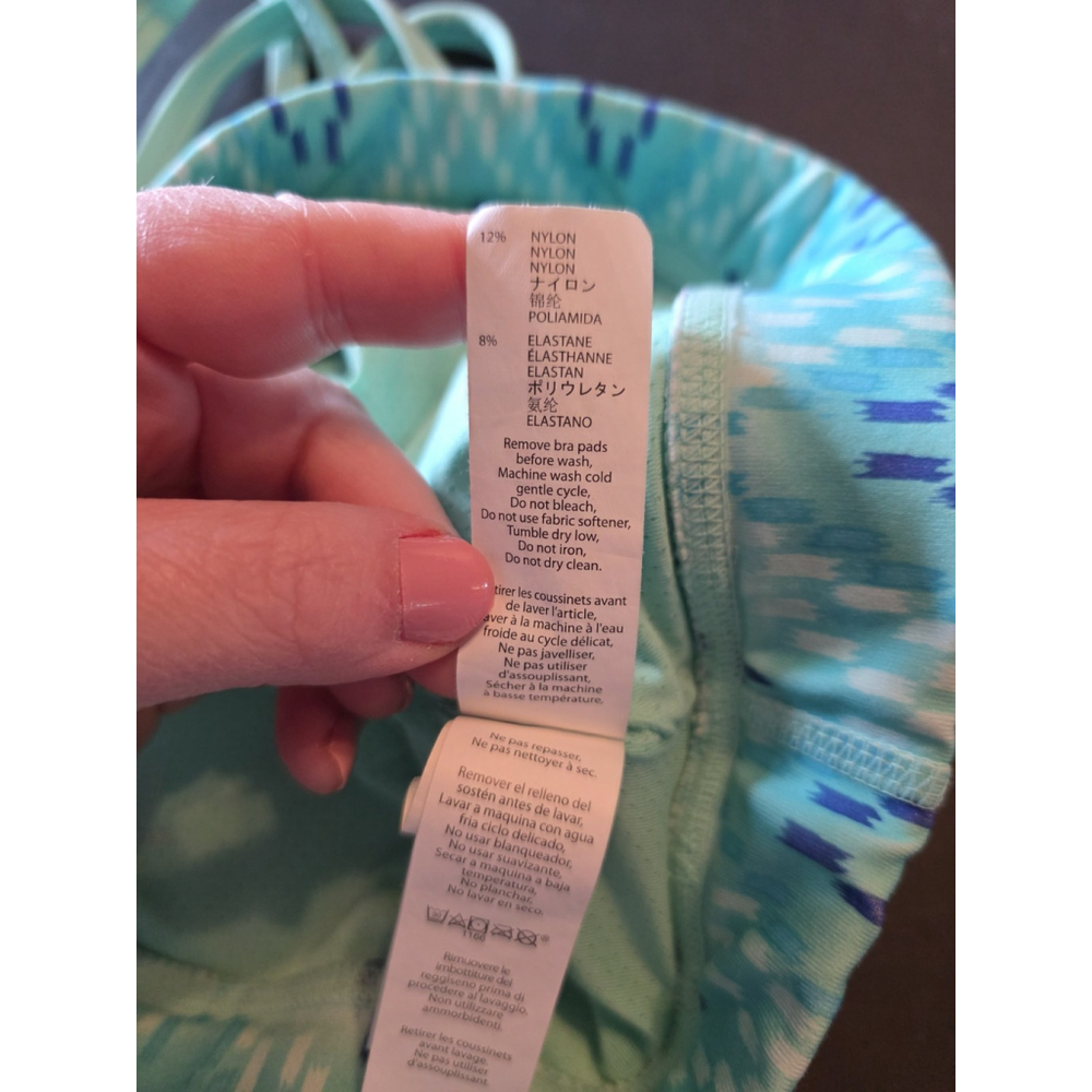 GAP Fit Women's 4 Way Stretch Moisture Wicking Racerback Sports Bra Size Medium - Picture 4 of 8